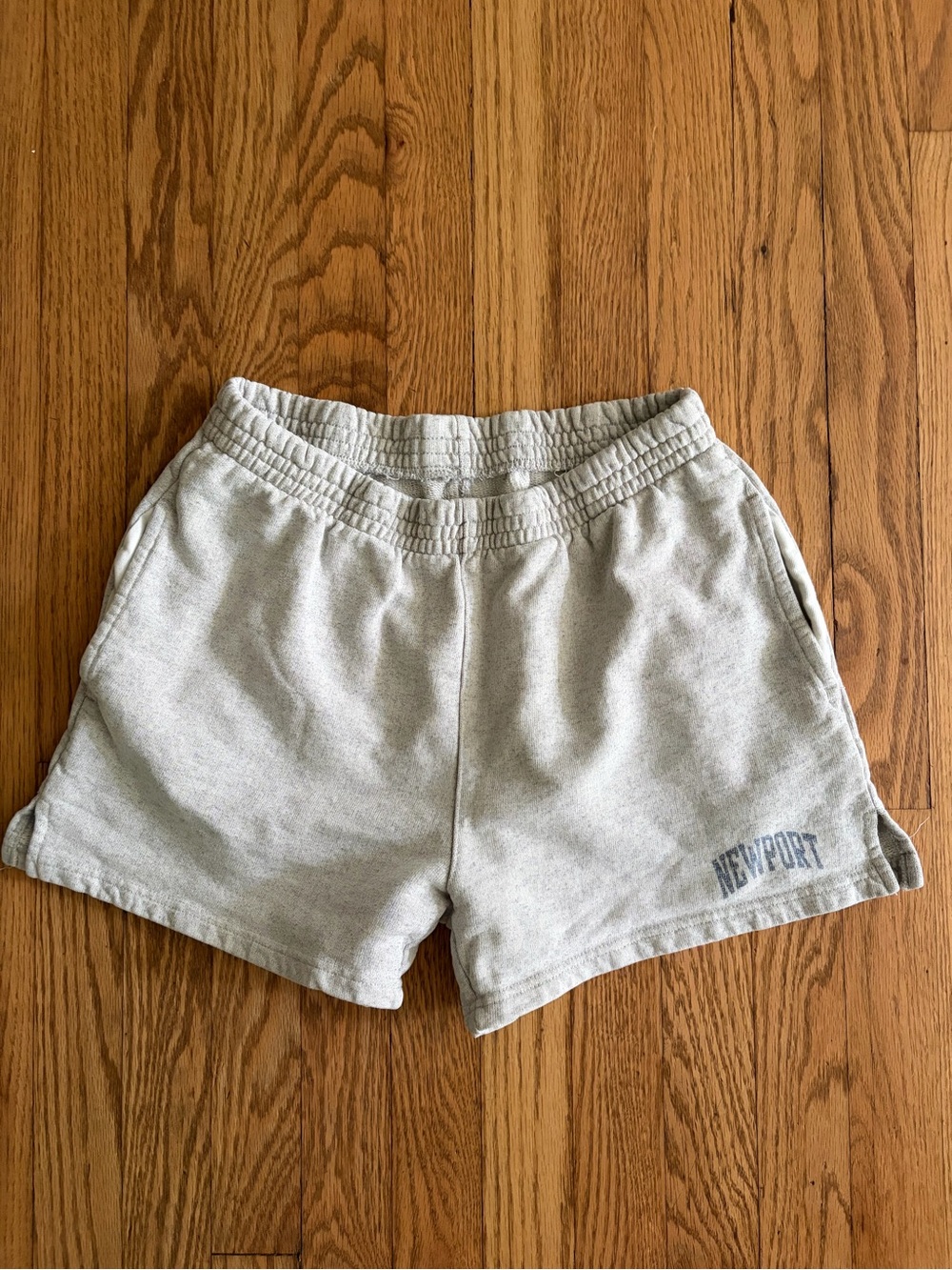Brandy Melville Newport Gym Shorts Cotton Grey Gray